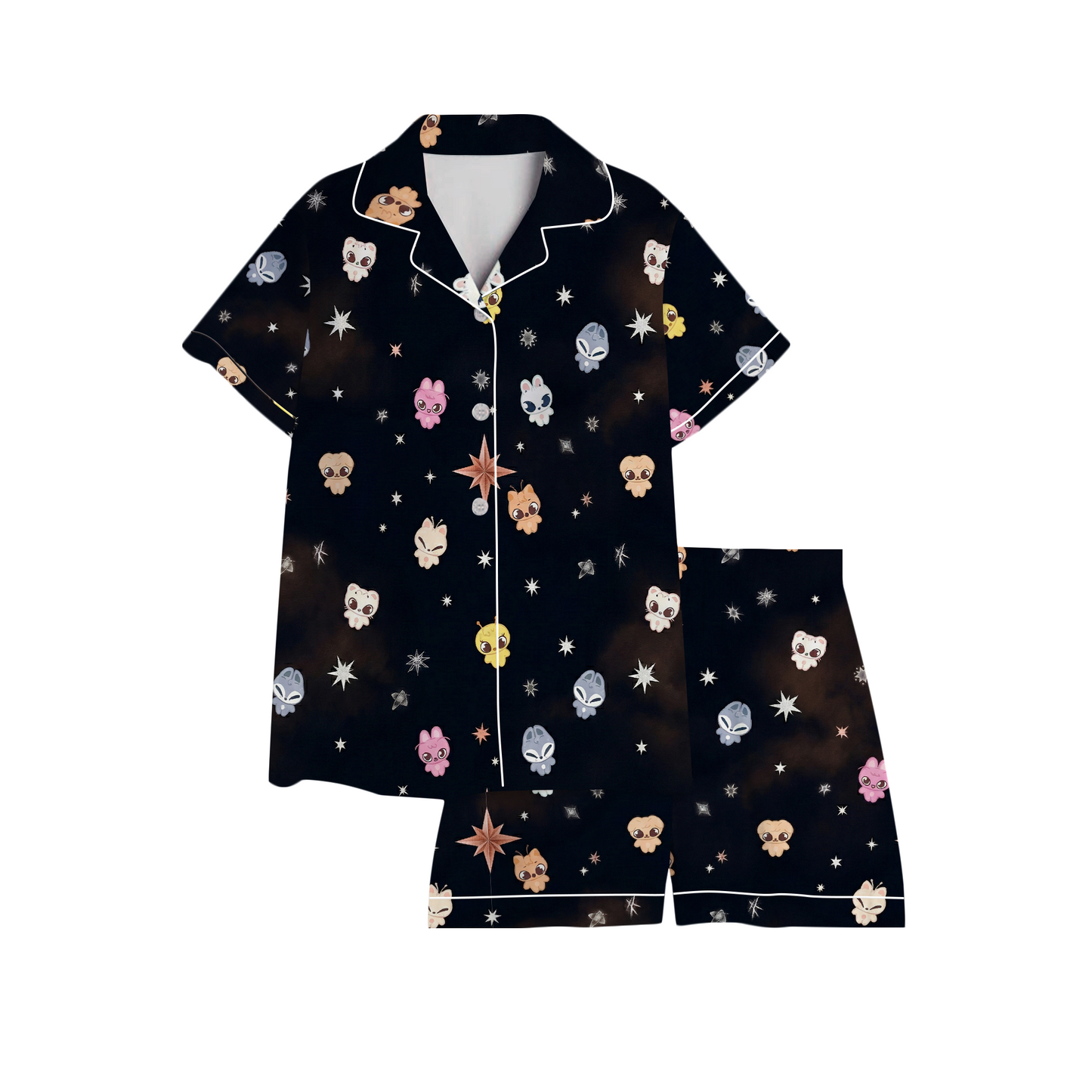Skzoo Ailens And Stars Pajama Set Gift For Lovers