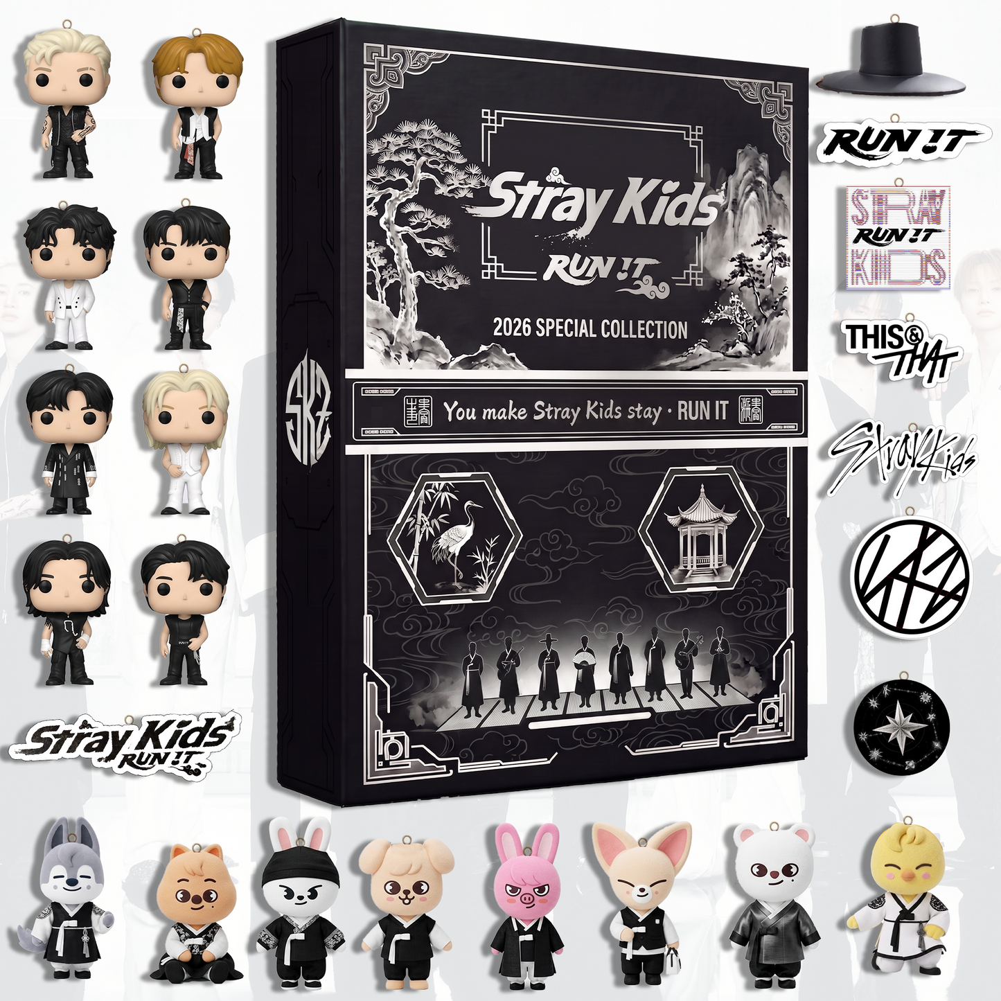 Stray kids Run It World Tour 24 Day Of Coming Back Journey 2D Blind Box