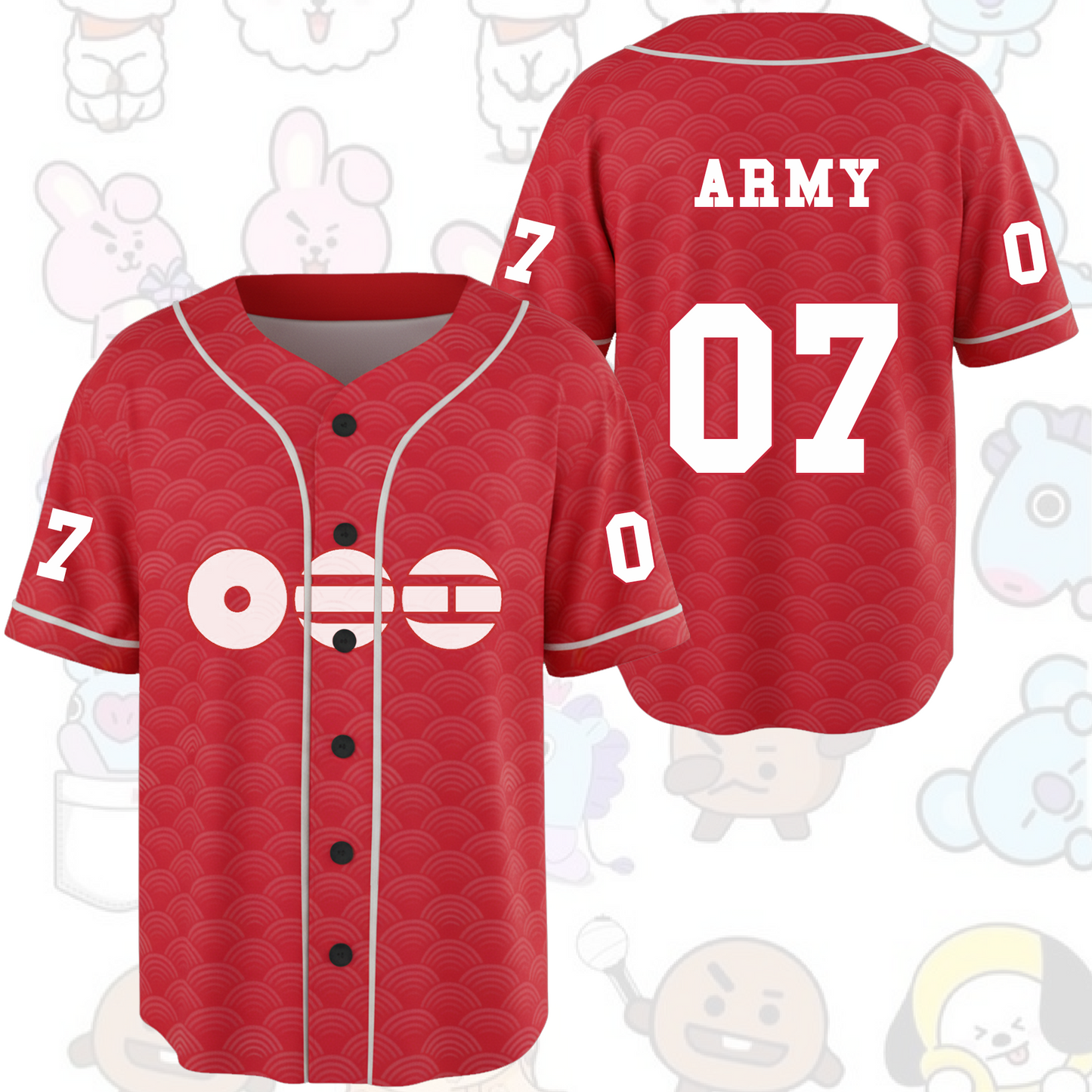 BTS Pacific Soul Arirang World Tour Baseball Jersey