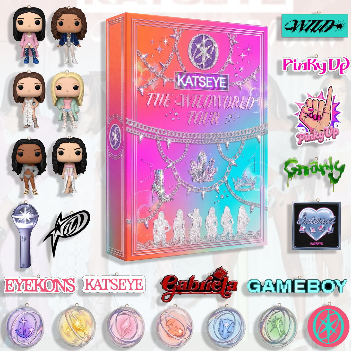 Katseye The Wildworld Tour 24 Day of Coming Back Journey 2D Blind Box