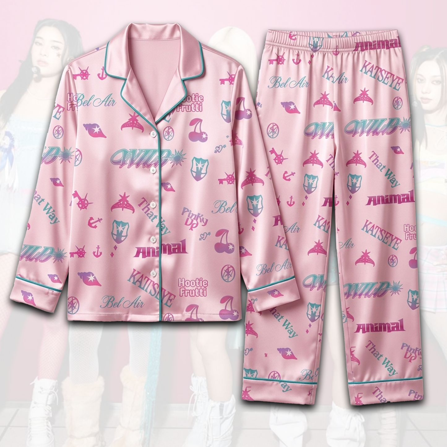 Wild KATSEYE Pajamas Set Gift For Fans