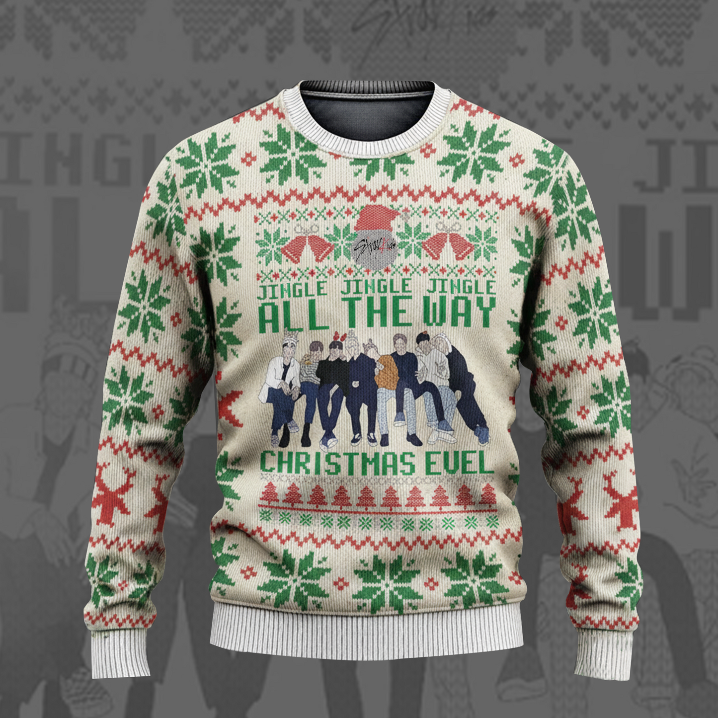 Stray Kids Jingle Bells Nobody Can Stop Me Ugly Sweater