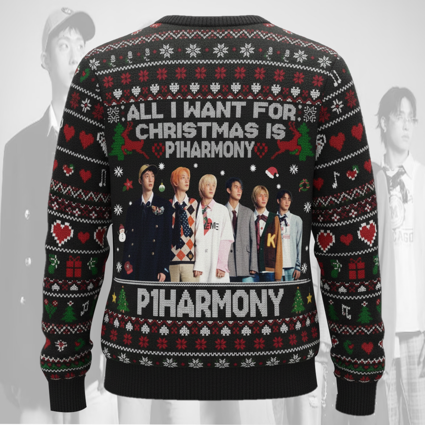 All I Want For Christmas Is P1Harmony Ugly Sweater