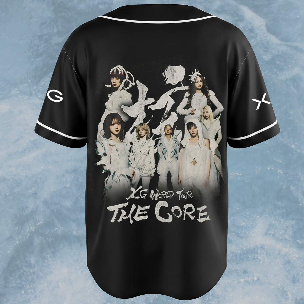 Epic XG World Tour The Core Concert Black Baseball Jersey Gift for Fans