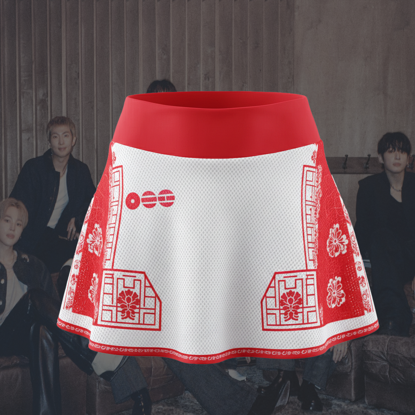 Graceful Arirang Path BTS World Tour Off Shoulder Mesh