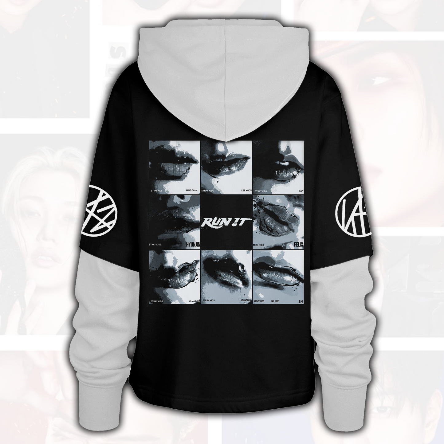 Stray Kids Lips Run It World Tour Shortstop Hoodie This That Album Fan Edition
