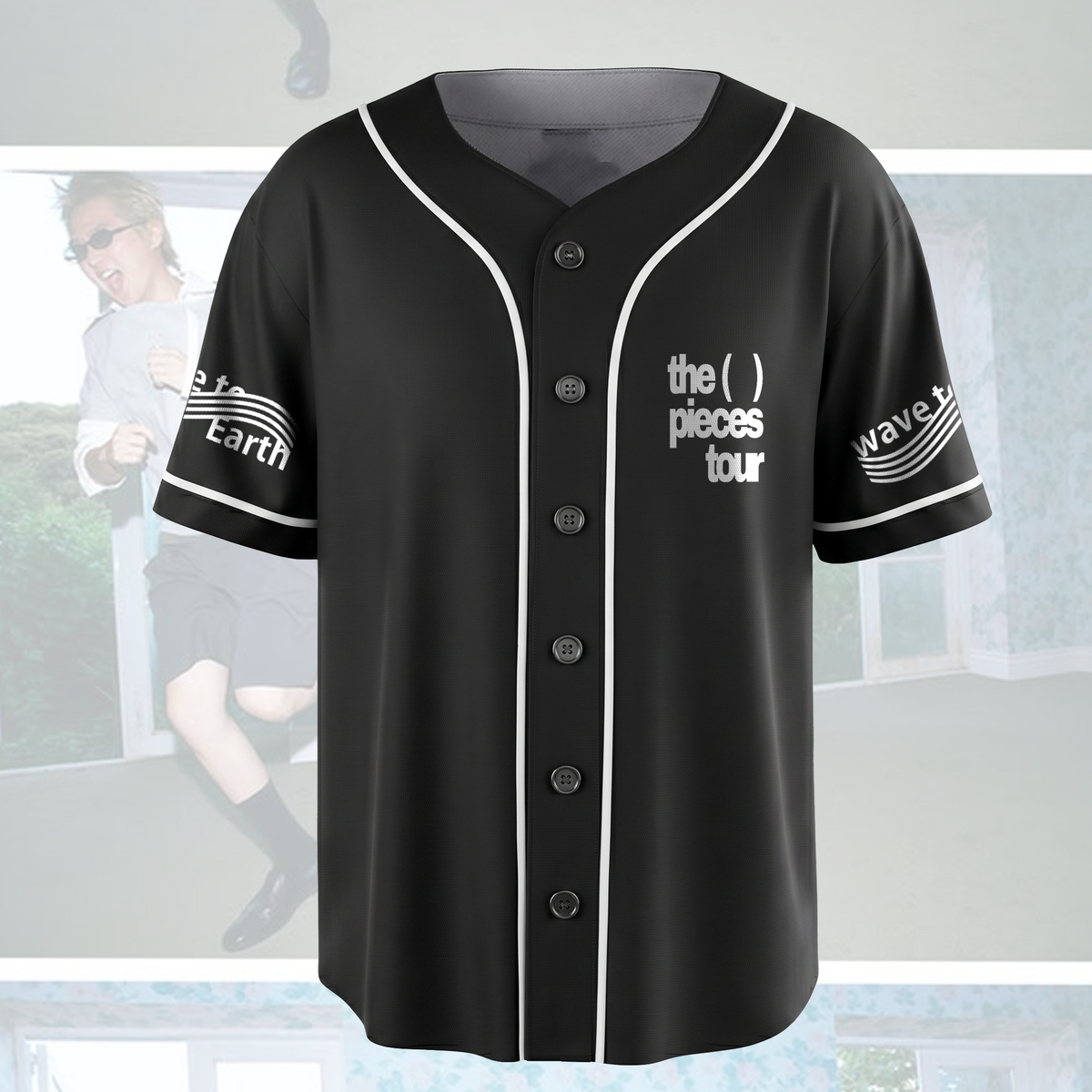 Bad Piece Wave to Earth The Pieces Tour Baseball Jersey Fan Edition