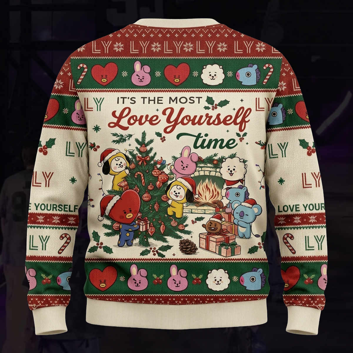 It The Most Love Yourself Time BTS Ugly Sweater Gift For Fans