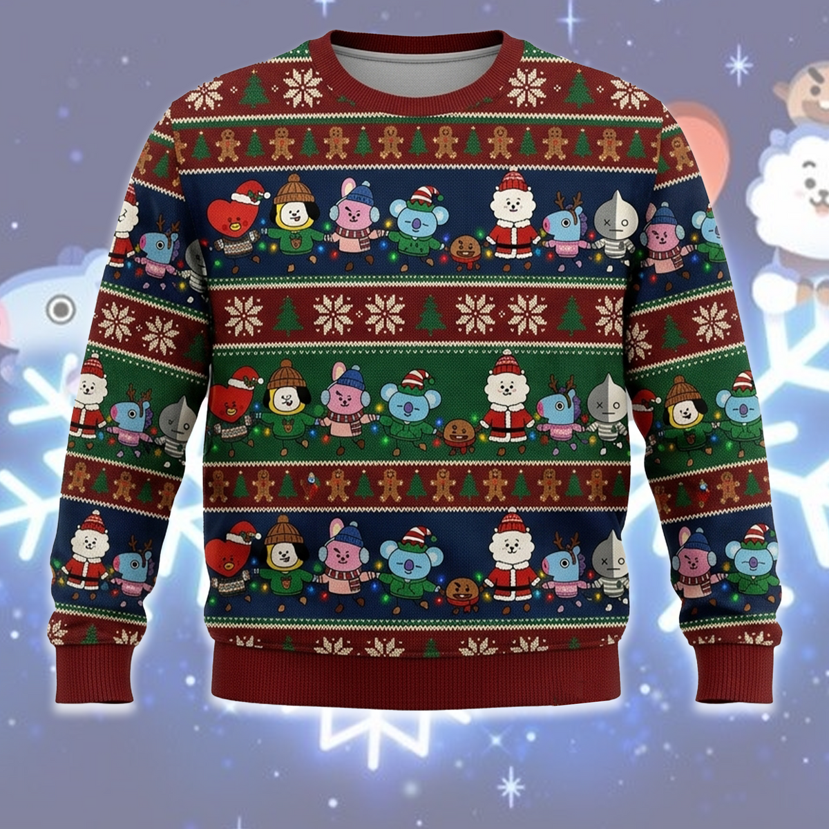 Alles, was ich mir zu Weihnachten wünsche, ist ein hässlicher BTS-Weihnachtspullover
