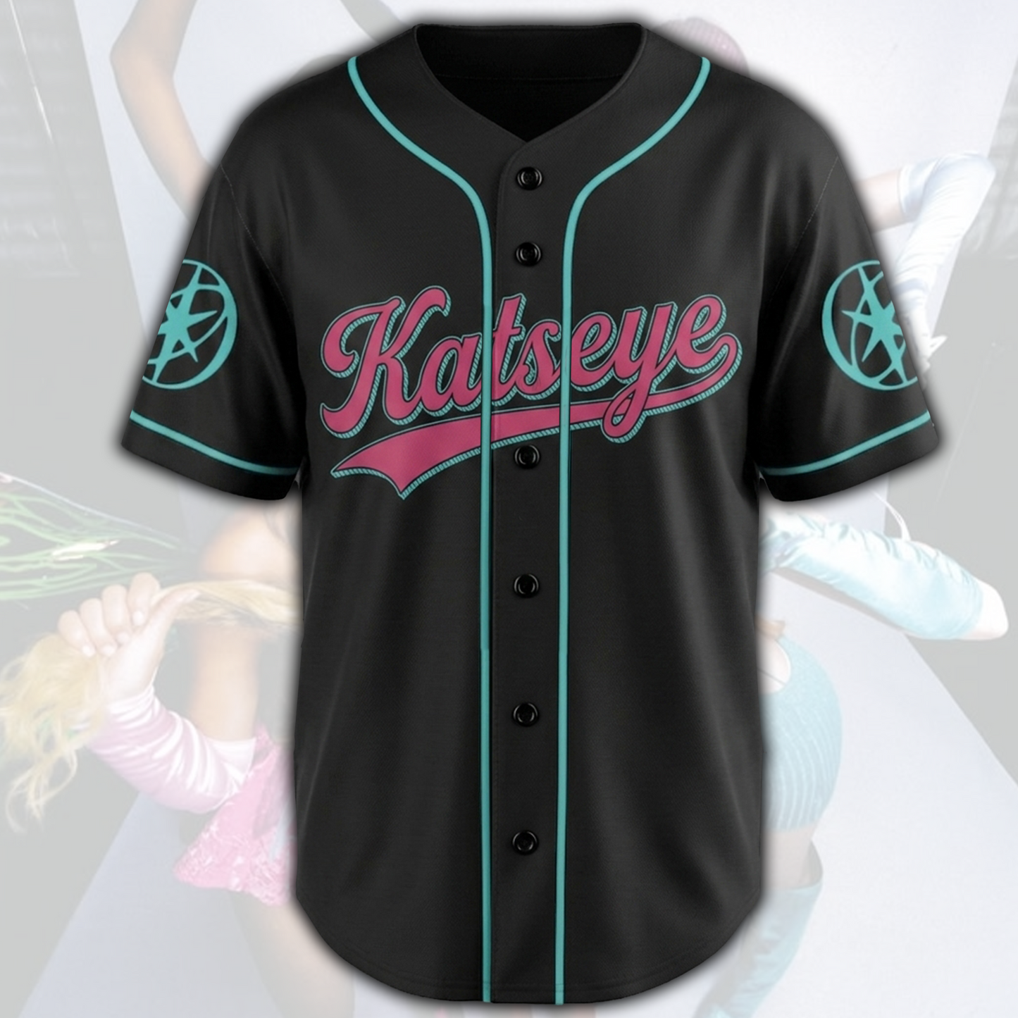 Vintage Katseye The WildWorld Tour Baseball Jersey Special Eyekon Gifts