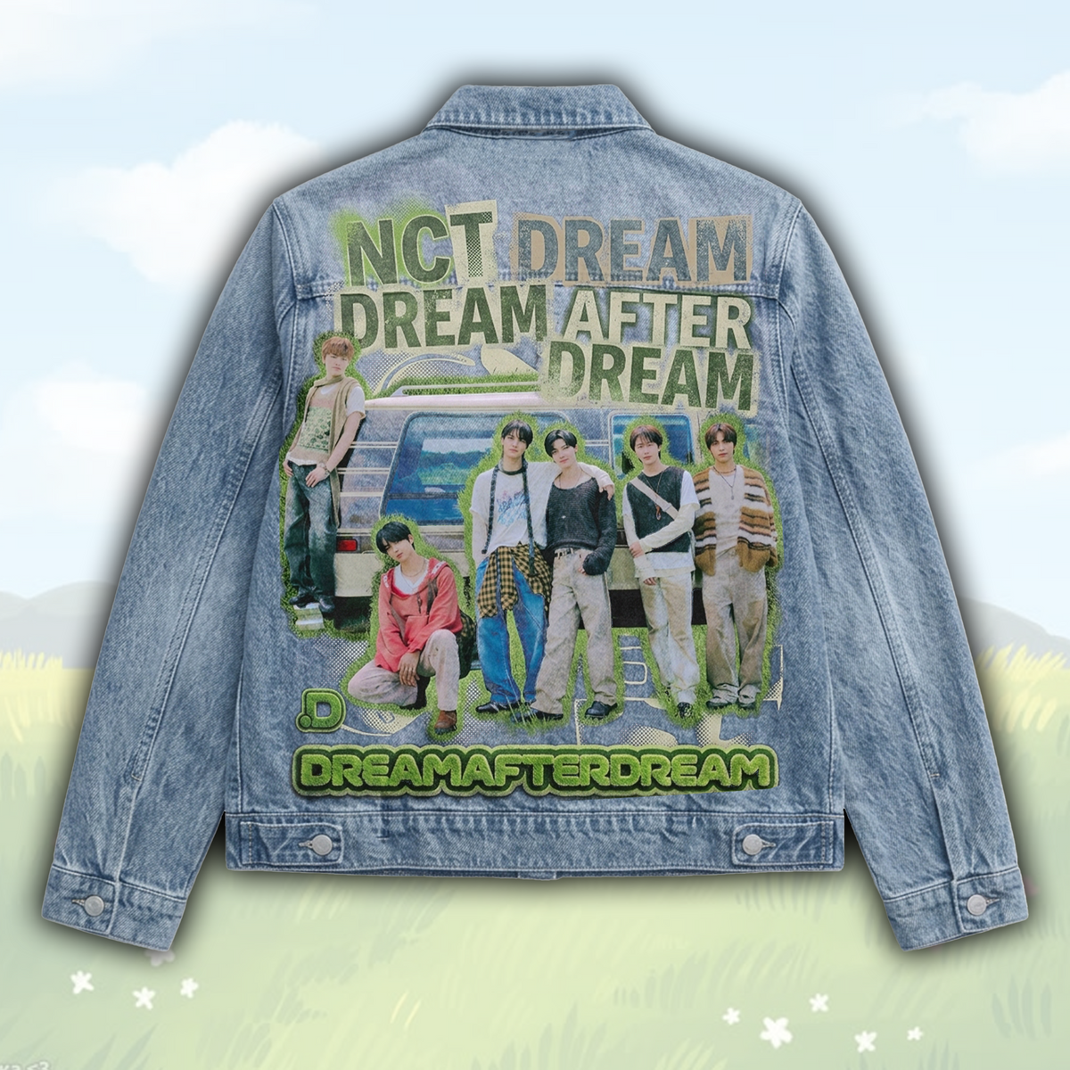 NCT Dream New Album Dream After Dream Denim Jacket Gift For Fans