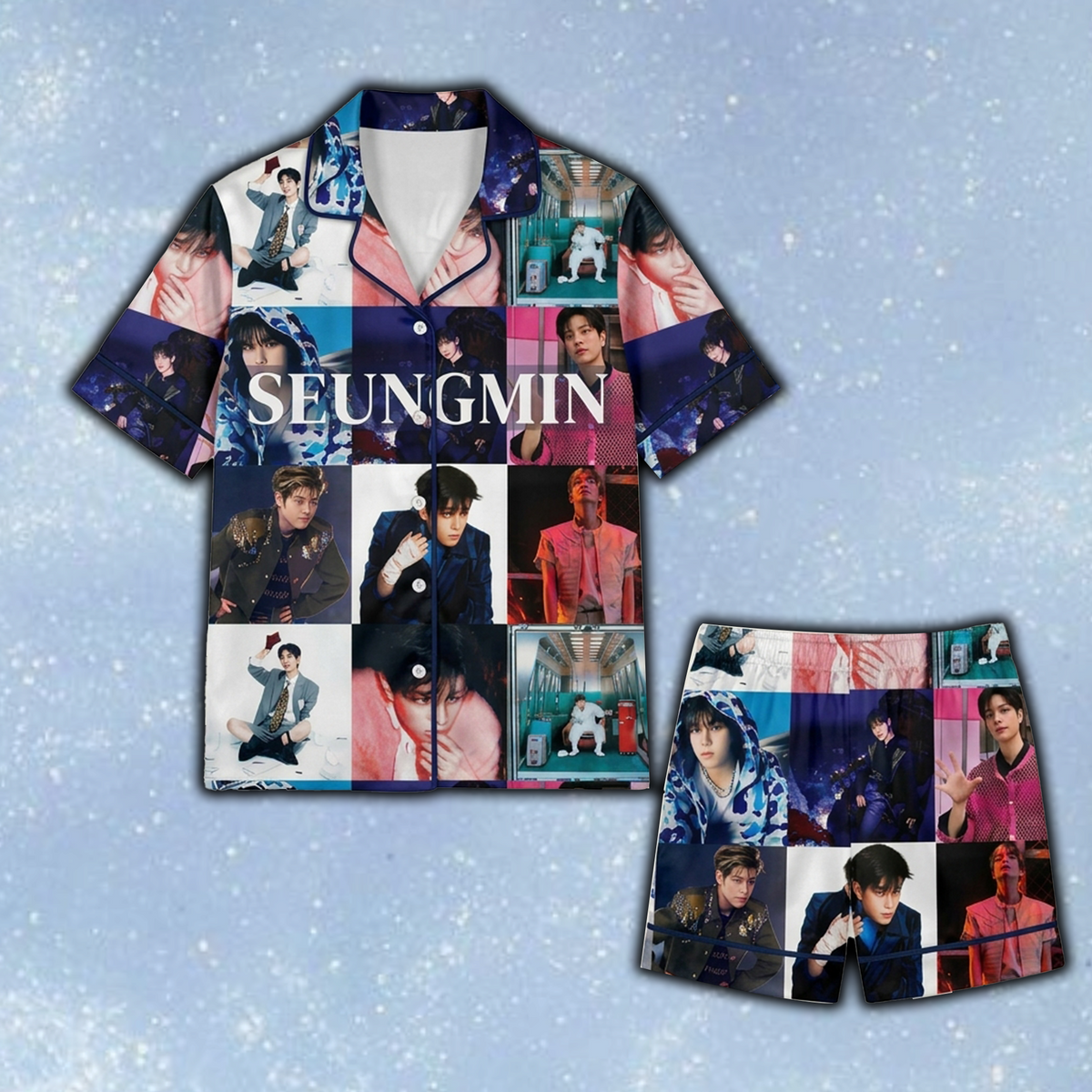 Stray Kids Spooky Stay Day Skzoo Schlafanzug-Set Geschenk für Fans