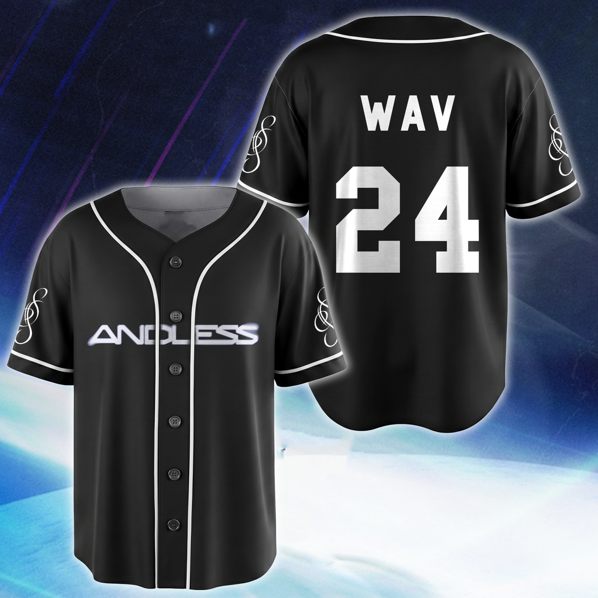 Custom Triple S World Tour Andless Baseball Jersey Gift For Wav