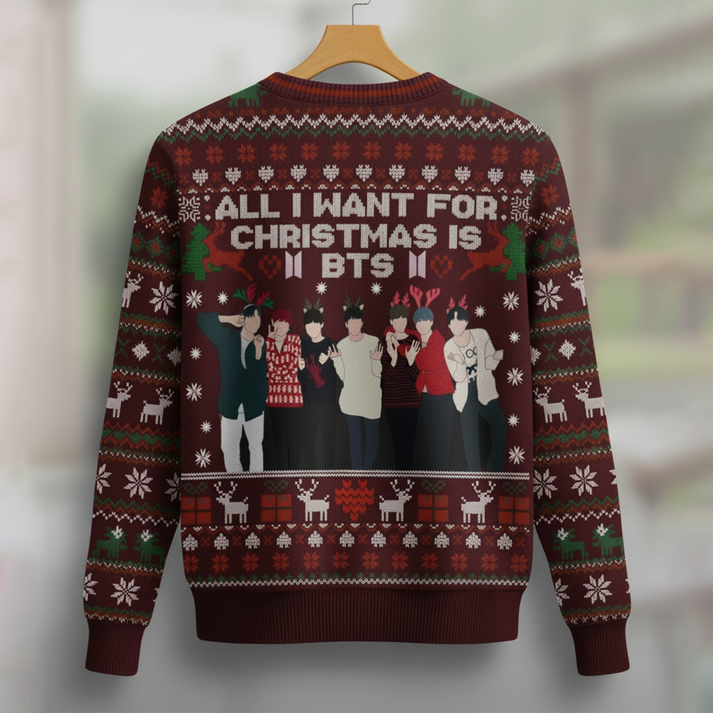 All I Want For Christmas is BTS Ugly Sweater
