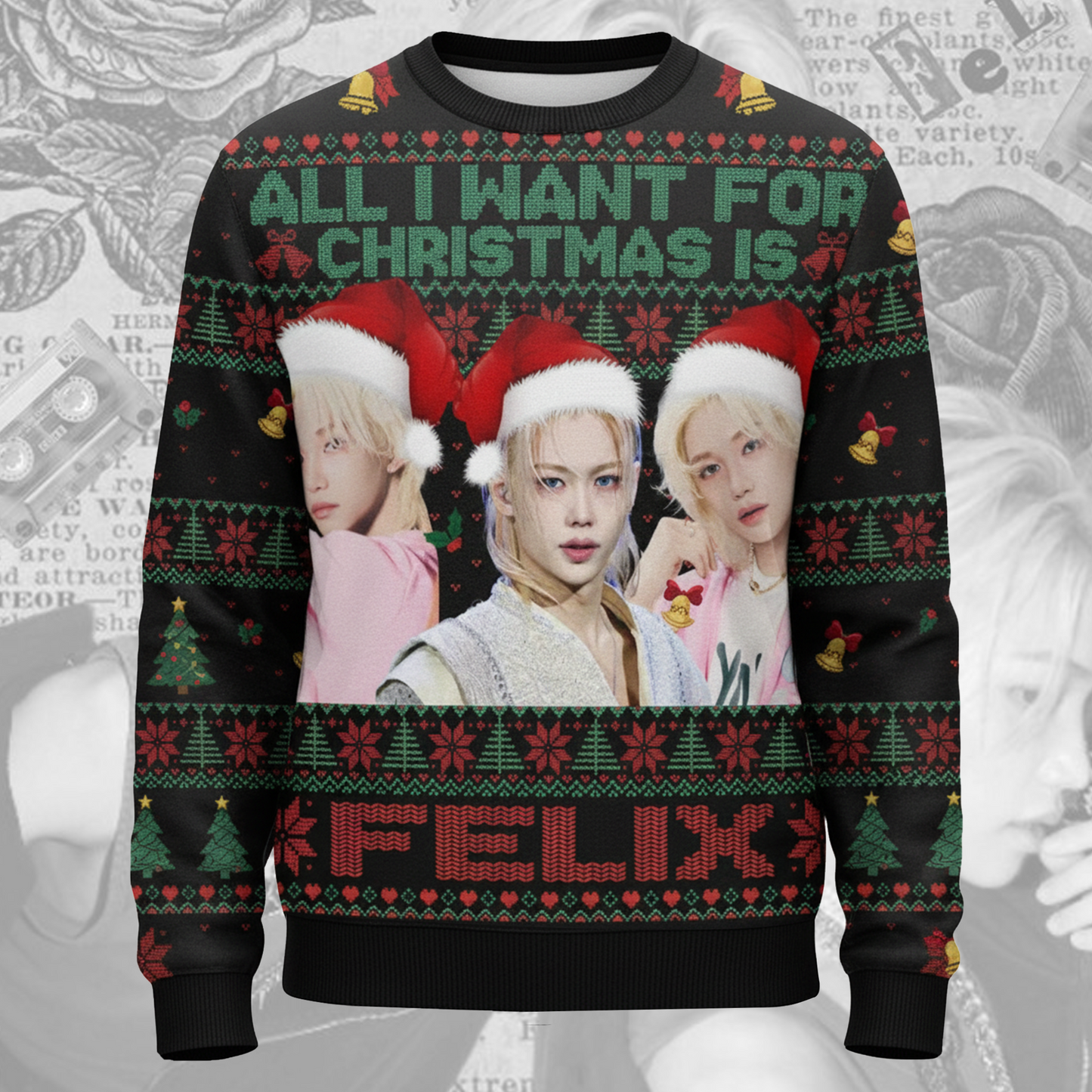All I Want For Christmas Is Felix Ugly Sweater Gift For Lovers