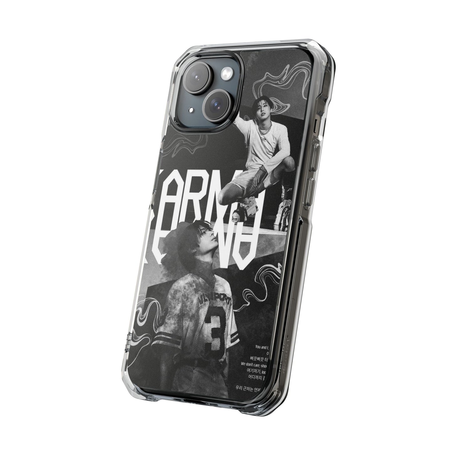 WAVESTEEᵀᴹ Black & White Artistic iPhone Case – KARMA Design