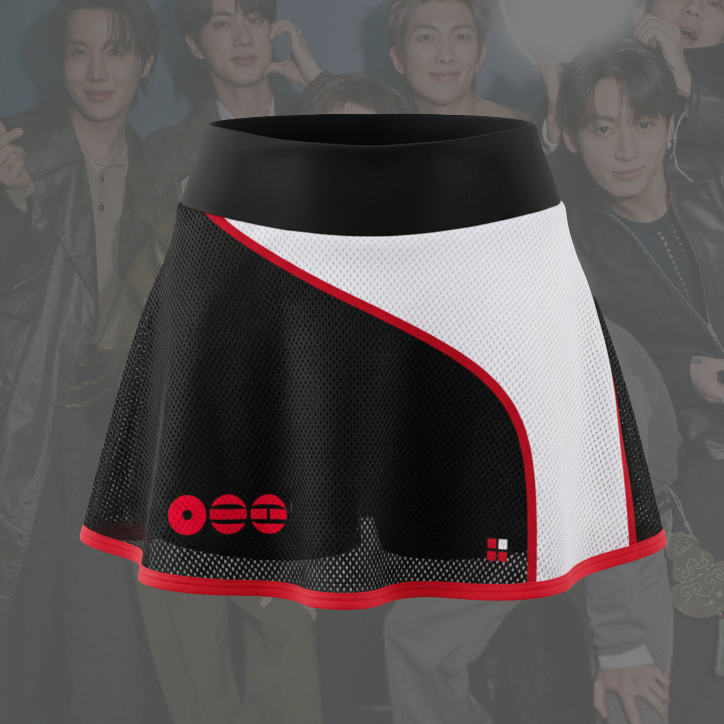 Sporty BTS Arirang World Tour Off Shoulder Mesh Set Gift For Army