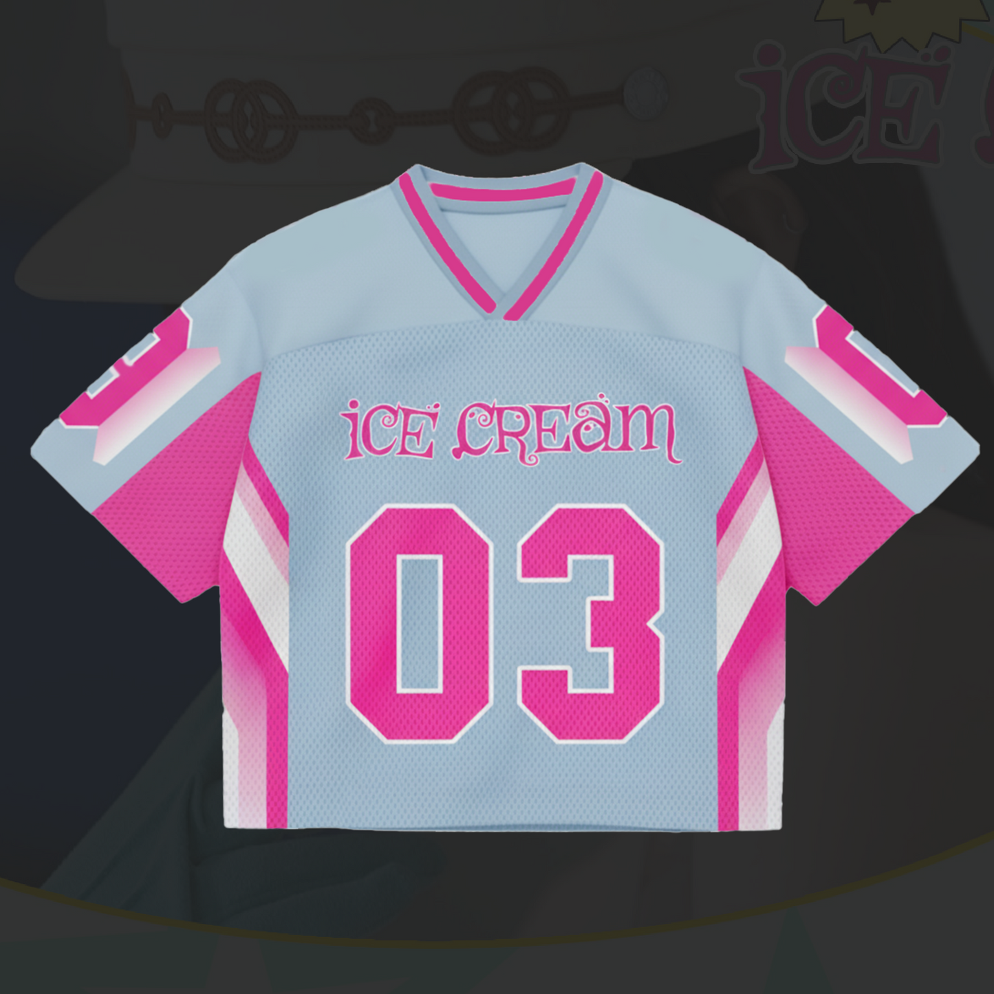 ITZY Yuna Mini Album Ice Cream Mixed Mesh Jersey Gifts