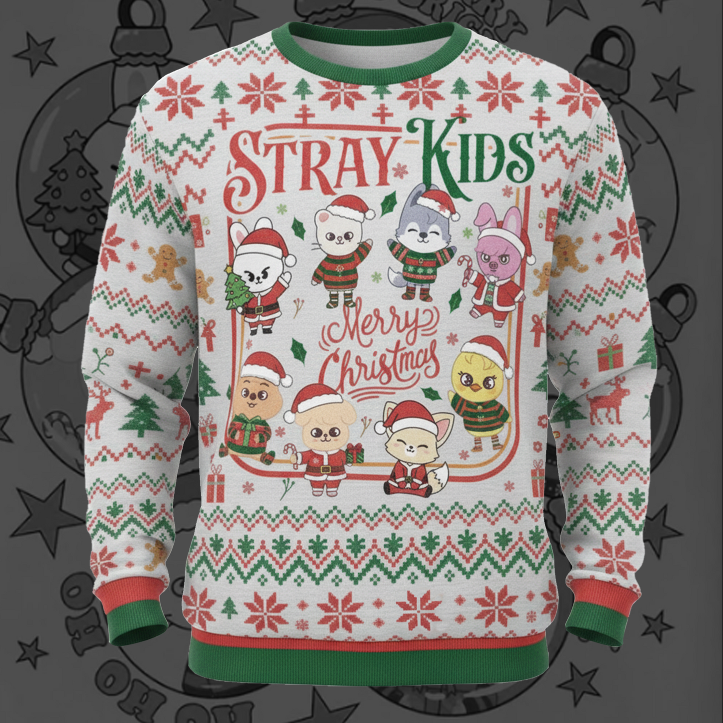Skzoo Christmas Stray Kids Ugly Sweater Gift For Fans