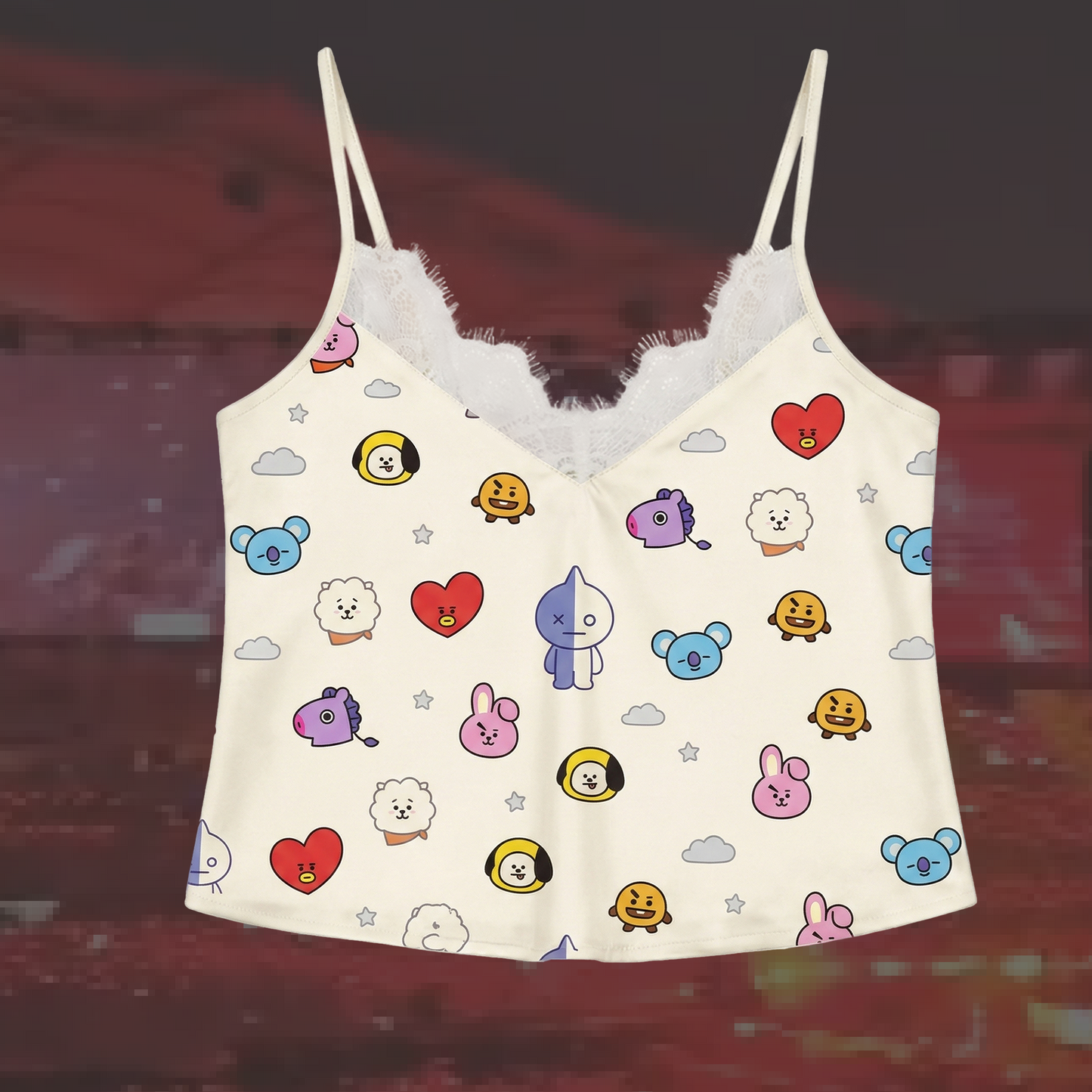 BTS Midnight Lace Cami Sleepwear Gift For Fans