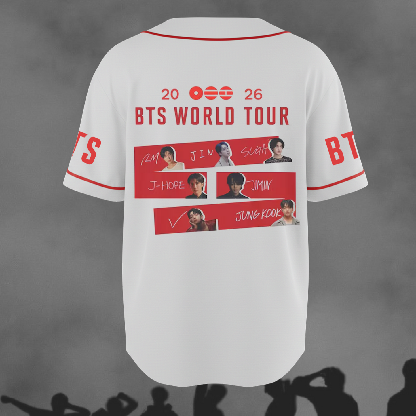Legendary BTS World Tour Baseball Jersey Army Gifts