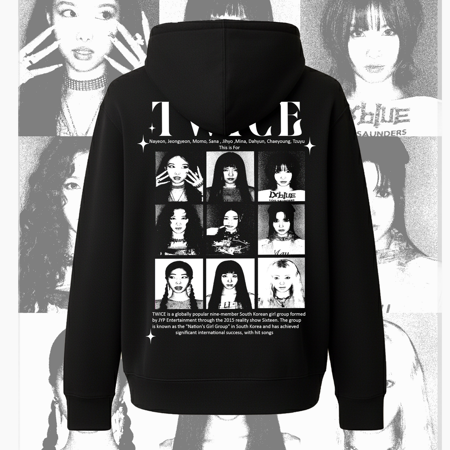 Twice Vintage World Tour Zip Hoodie Gift For Fans