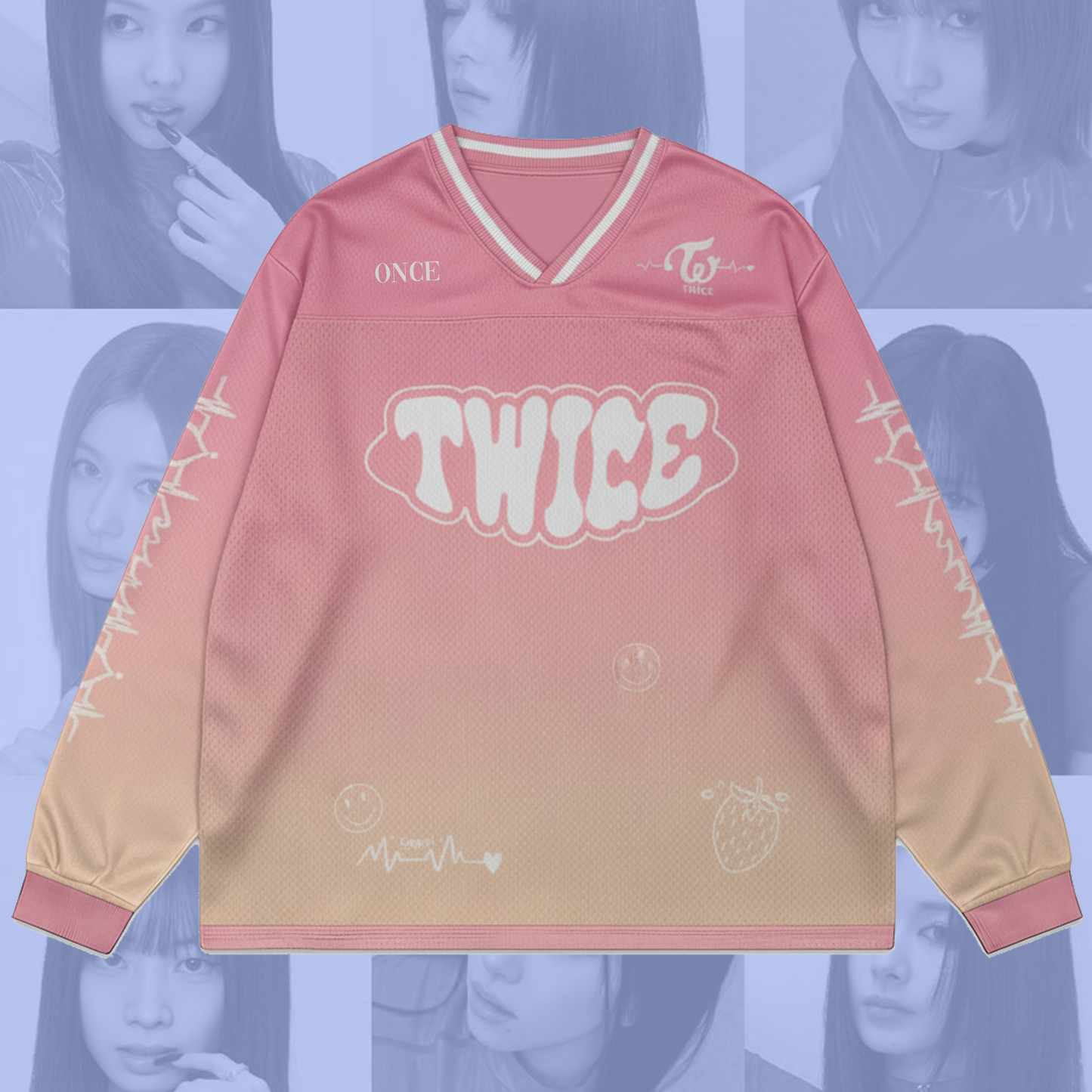 Twice This Is For World Tour 2026 Mesh Splicing Long Sleeved