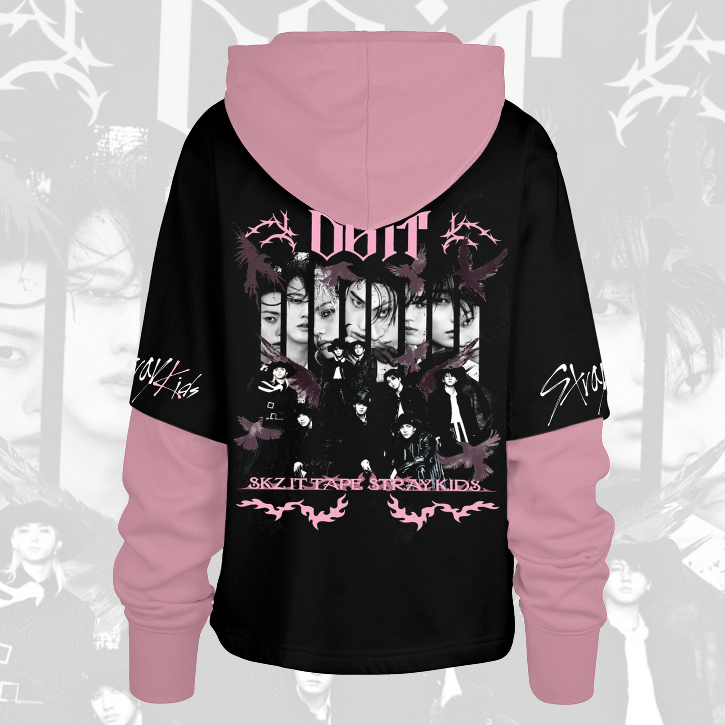 Stray Kids And Crow Do It Album Shortstop Hoodie Gift For Lovers