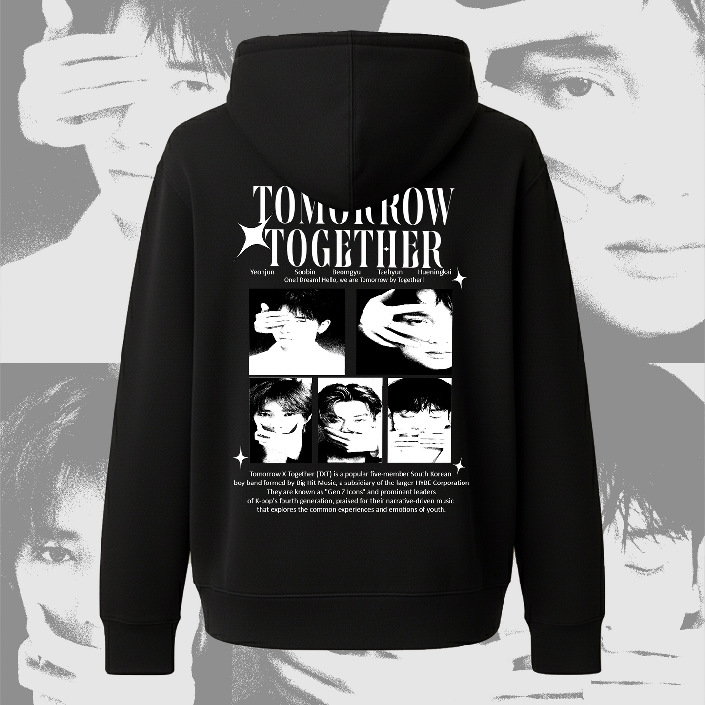 Tomorrow X Together Dream Zip Hoodie Gift For MOA