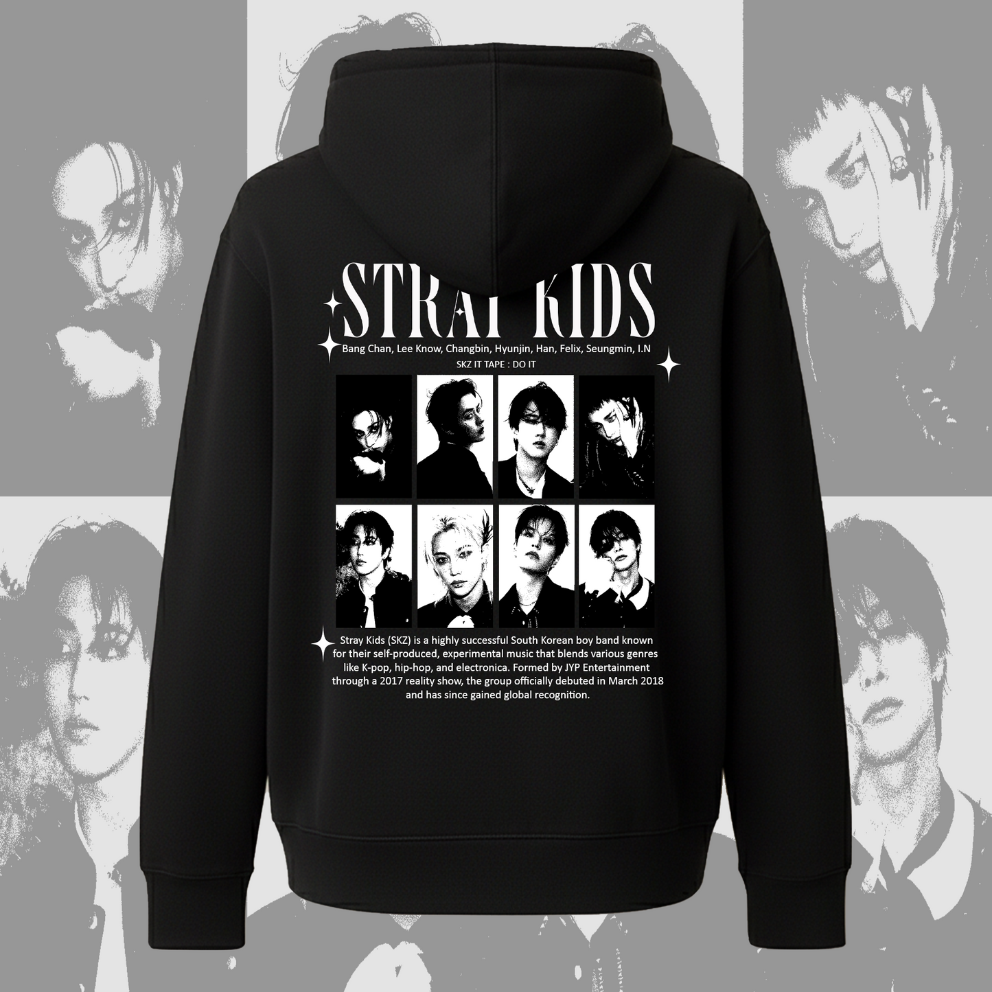 Stray Kids Vintage Do It Skz Tape It Zip Hoodie Gift For Lovers