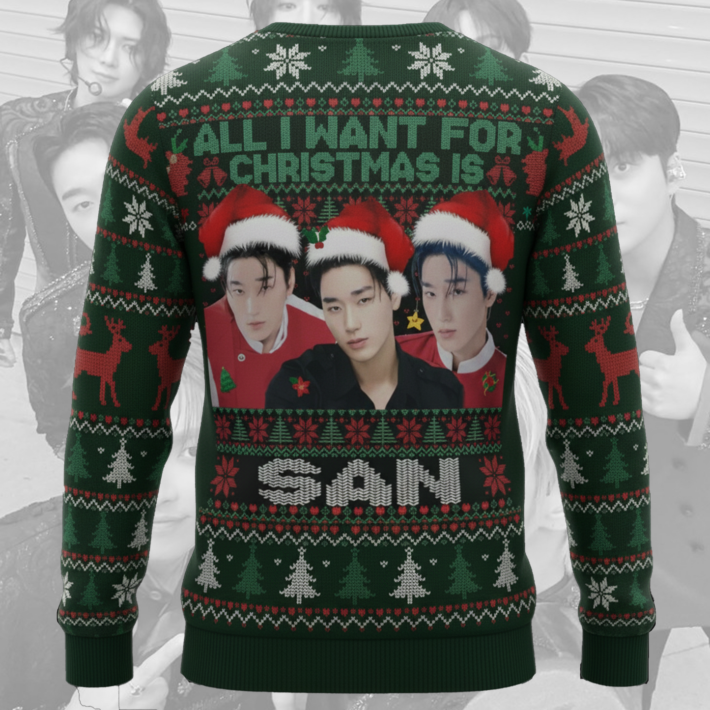 All I Want For Christmas Is San Ugly Sweater Gift For Lovers