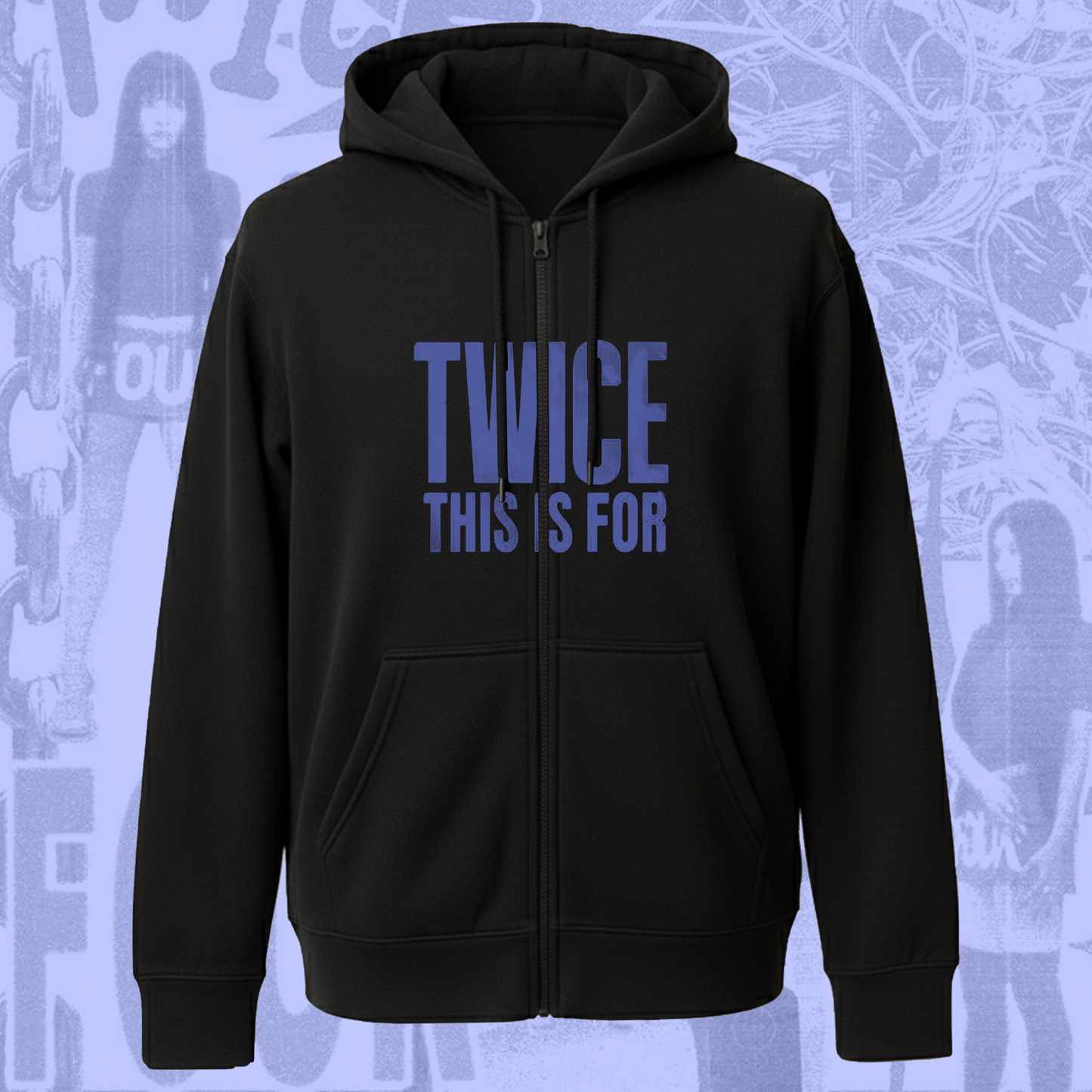 Twice This Is Four North America Tour 2026 Zip Hoodie ONCE Collection