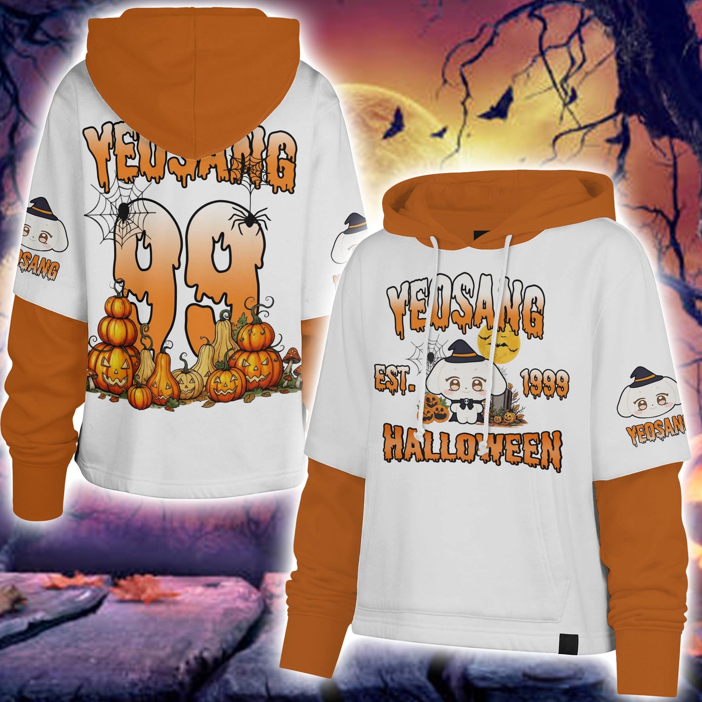 WAVESTEEᵀᴹ Shortstop Hoodie Ateez Characters Halloween