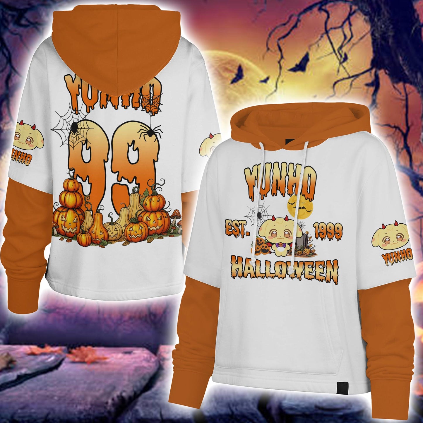 WAVESTEEᵀᴹ Shortstop Hoodie Ateez Characters Halloween