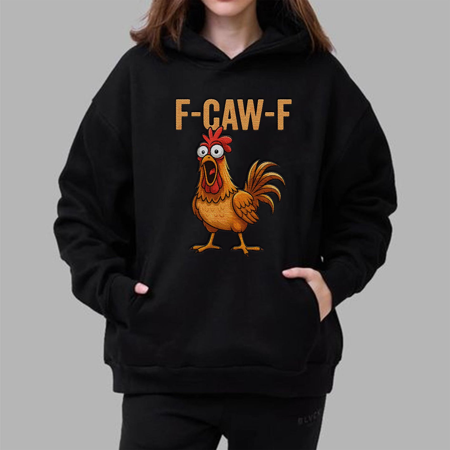 WAVESTEEᵀᴹ Funny Trending Embroidered Sweatshirt, Hoodie