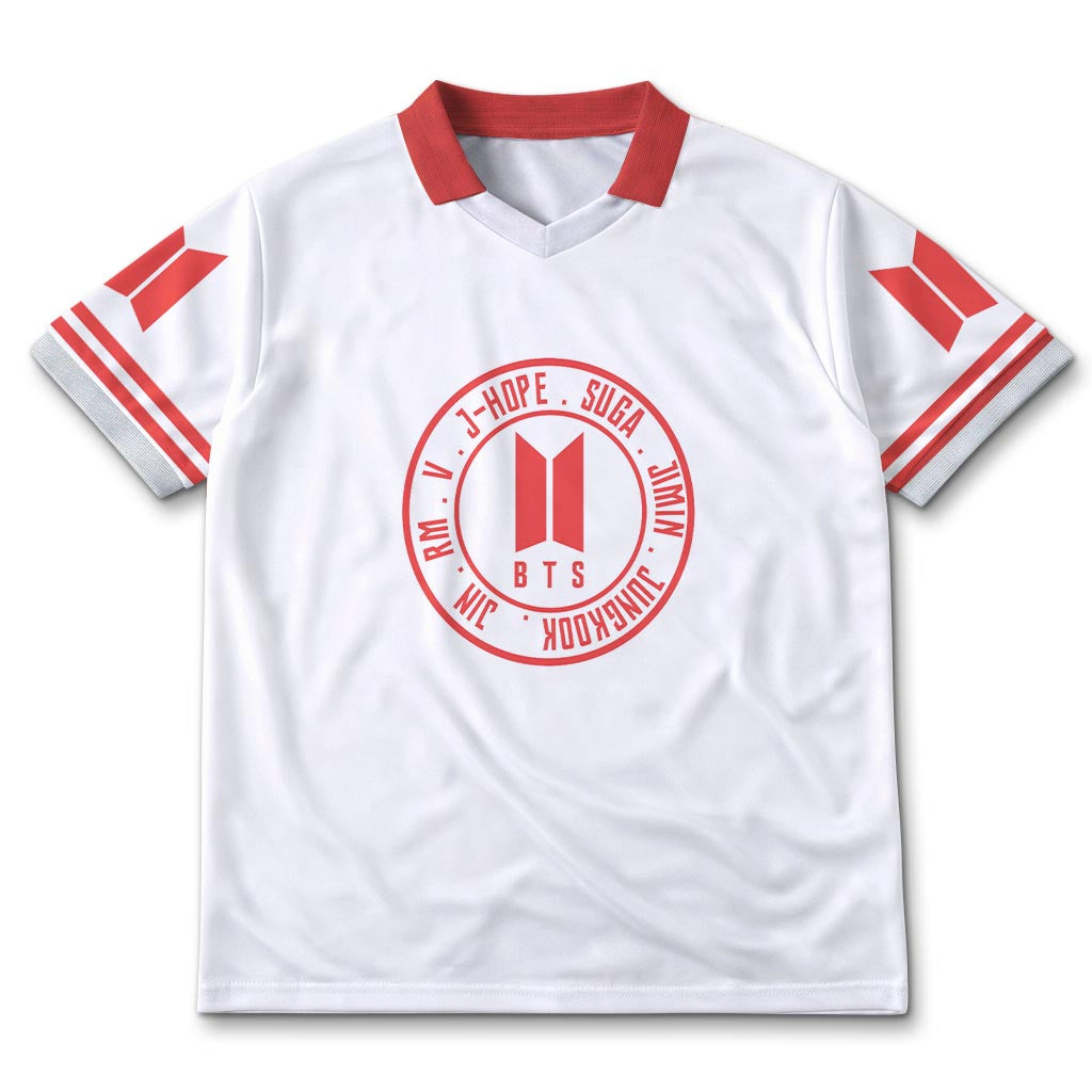 BTS 2026 Football Jersey Winged Neck Shirt – New Album Merch, Romantic Gift