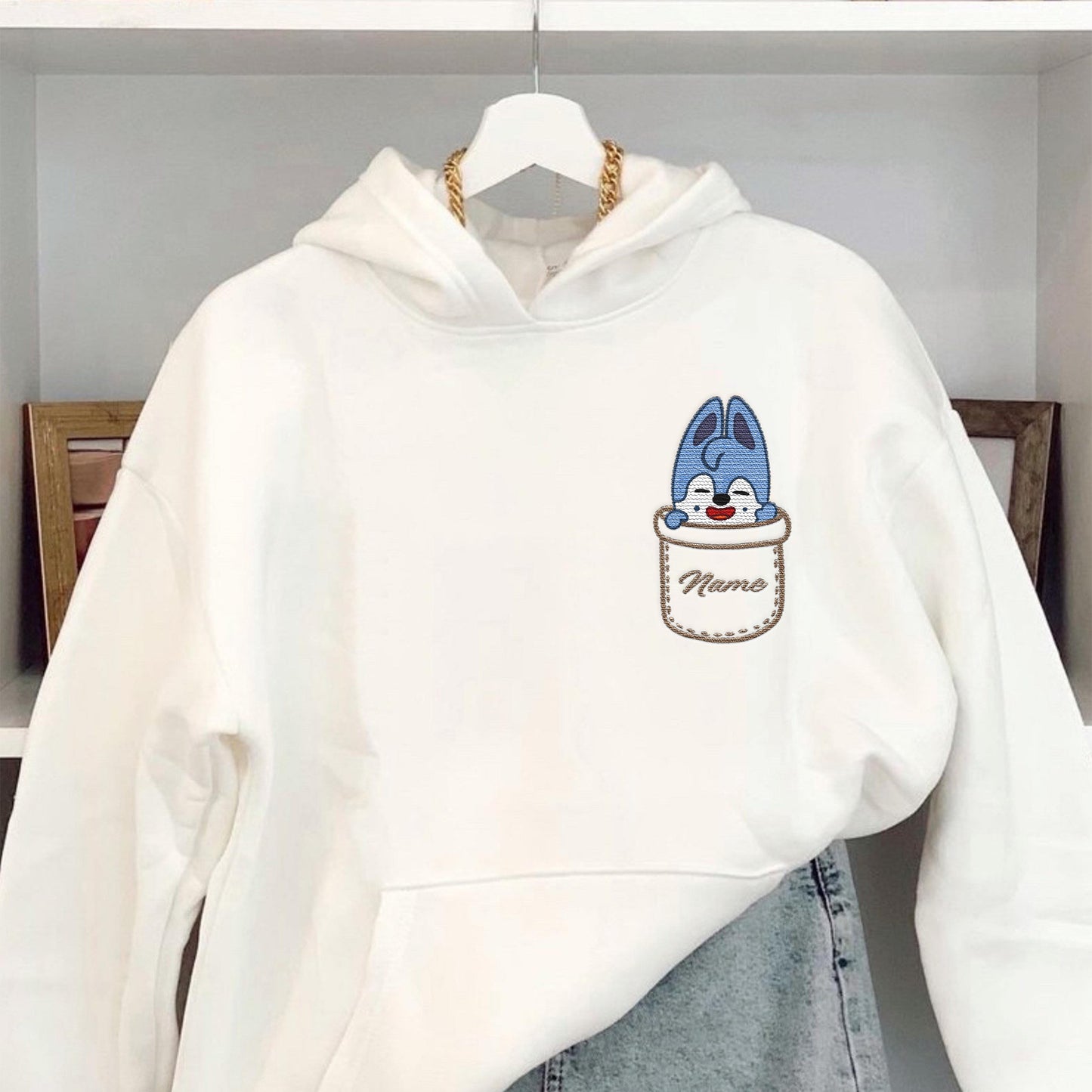 WAVESTEEᵀᴹ Personalized Bangchan Pocket Embroidery Tee