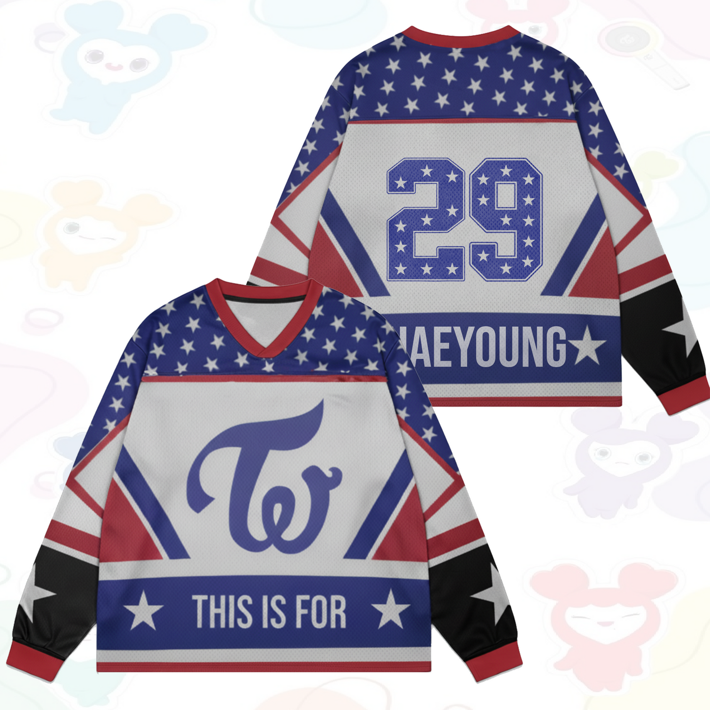 This Is For 2026 North America Tour Mesh Splicing Long Sleeved Gift For Lovers