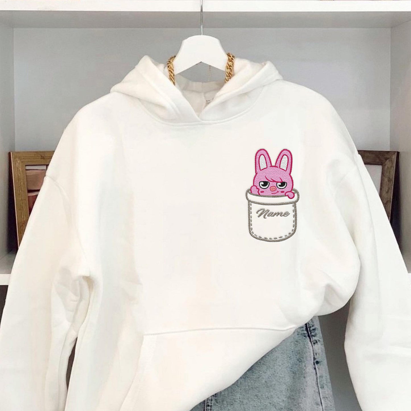 WAVESTEEᵀᴹ Personalized Changbin Pocket Embroidery Tee