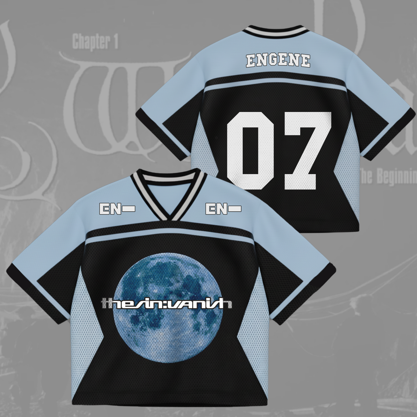 The Sin Vanish Blue Moon Enhypen Album Mixed Mesh Jersey Special Gift For ENGENE