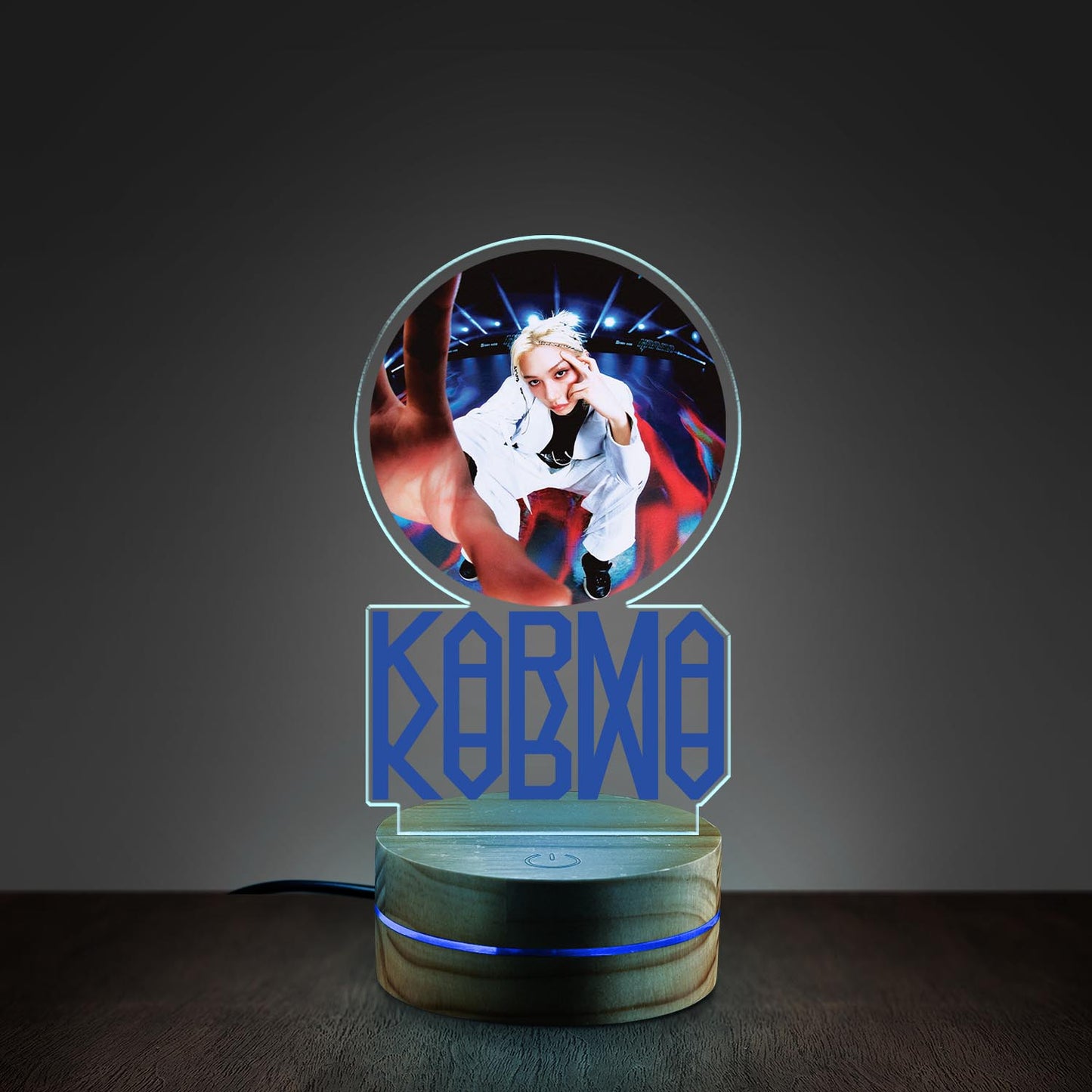 WAVESTEEᵀᴹ Karma Acrylic LED Lamp – 16 RGB Colors Version 1