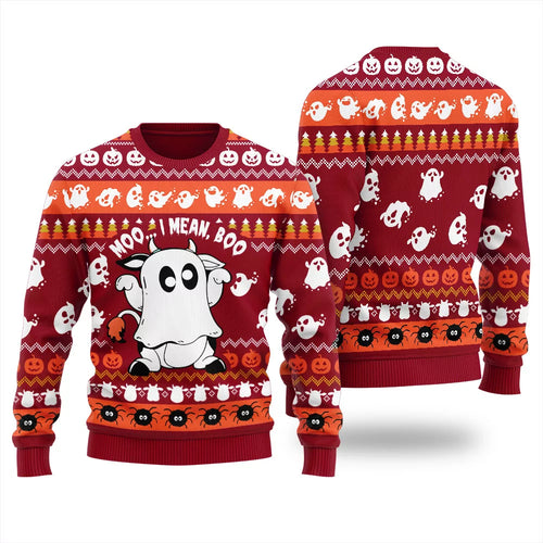 Funny Cow Halloween Ugly Sweater