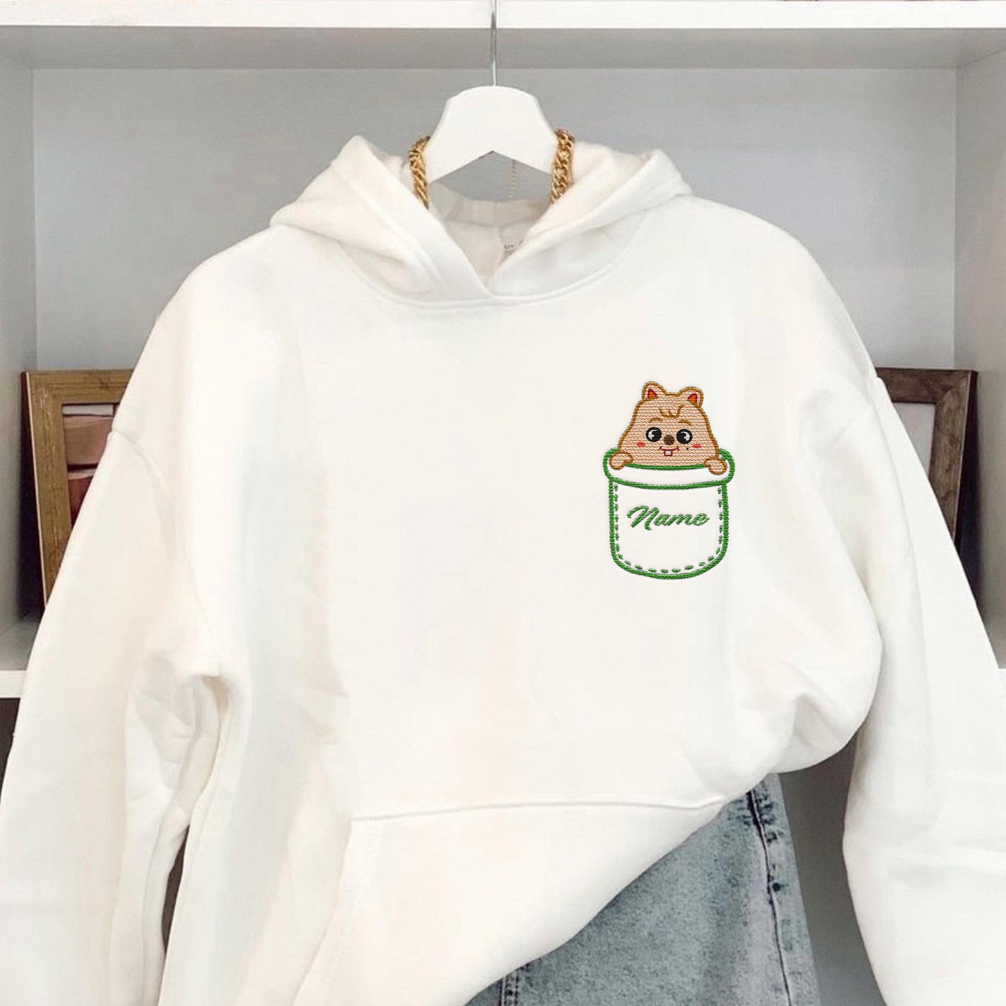 WAVESTEEᵀᴹ Personalized Han Pocket Embroidery Tee