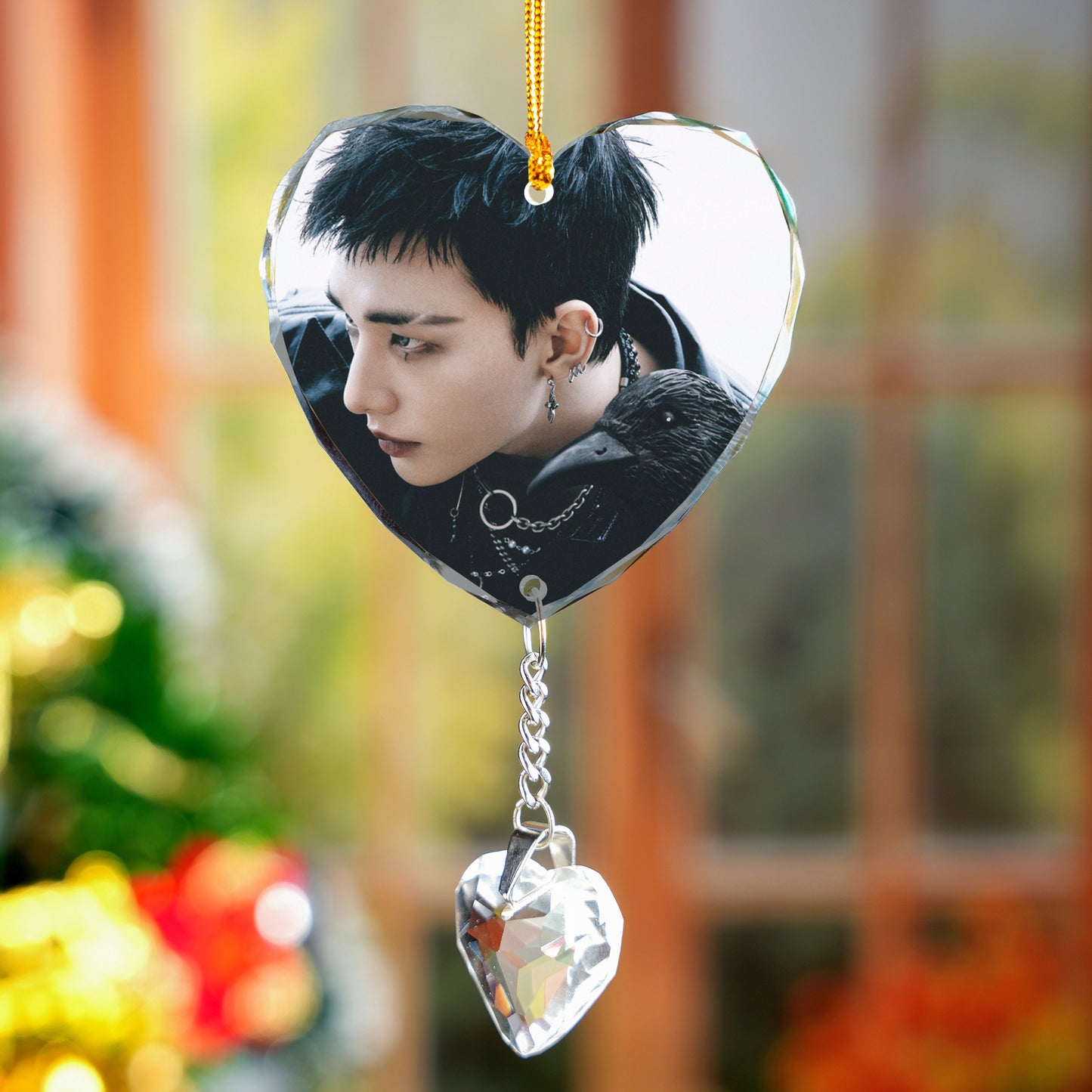 WAVESTEEᵀᴹ Hyunjin Album SZK 'DOIT" Ornament With Crystal Charm