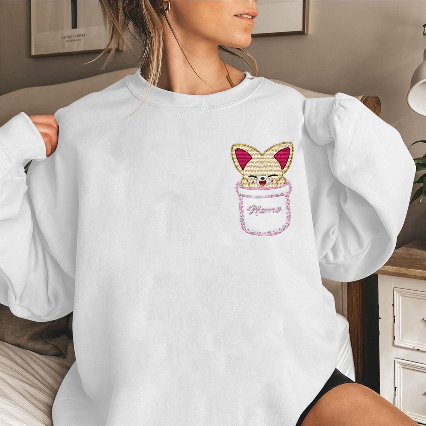 WAVESTEEᵀᴹ Personalized I.N Pocket Embroidery Tee