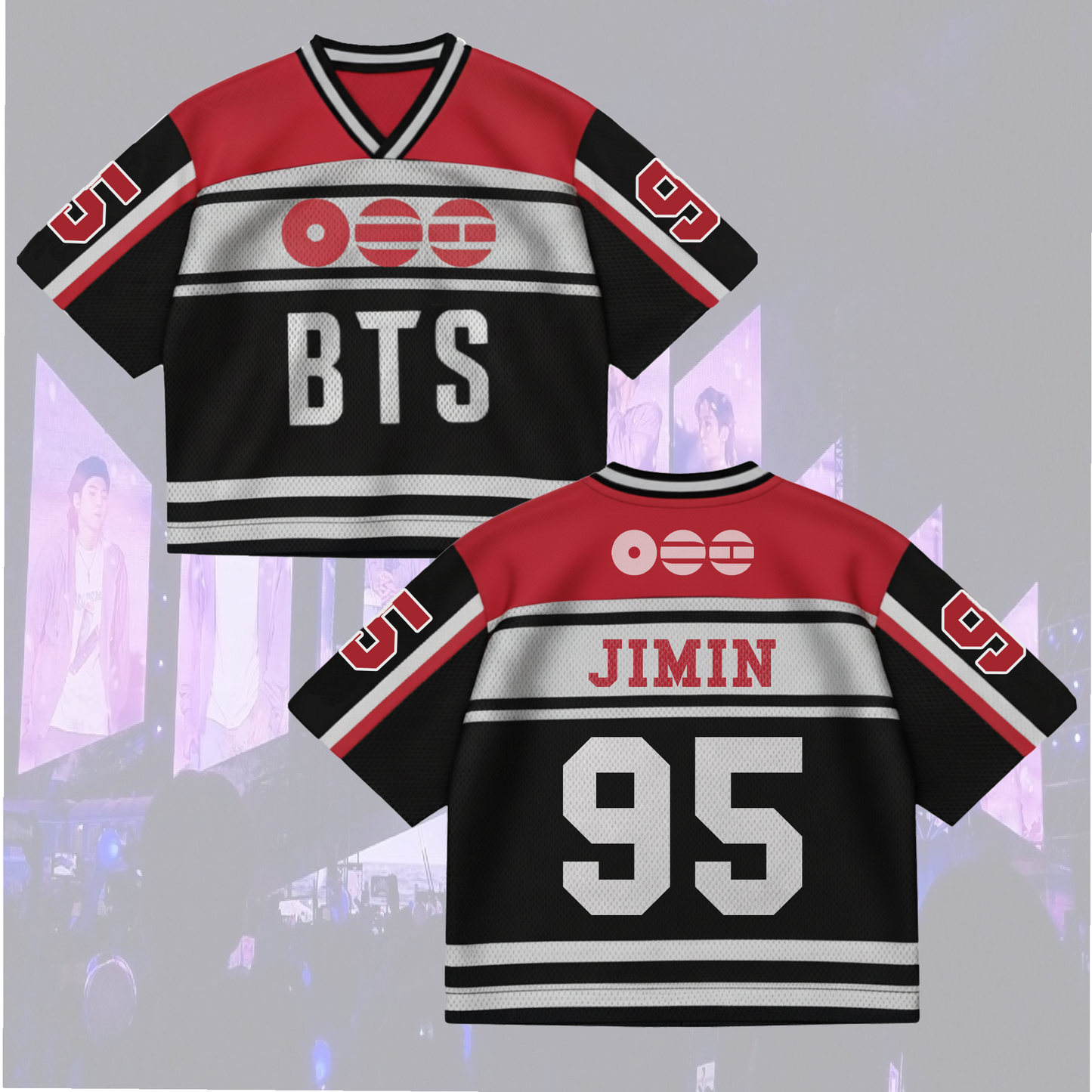 New 2026 World Tour BTS Mixed Mesh Jersey Gift For Fans