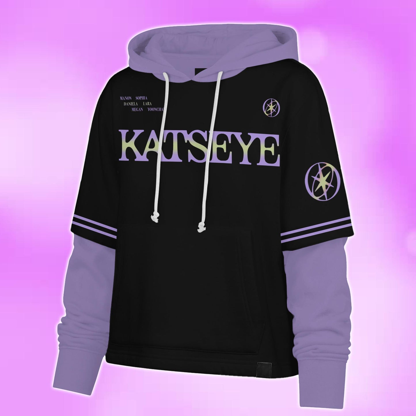 WAVESTEEᵀᴹ Shortstop Hoodie Katseye Beautiful Chaos Tracklist