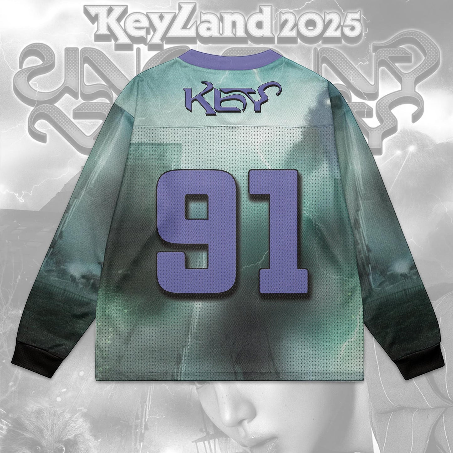 WAVESTEEᵀᴹ Key KEYLAND: Uncanny Valley World Tour 2025 Mesh Splicing Long Sleeved