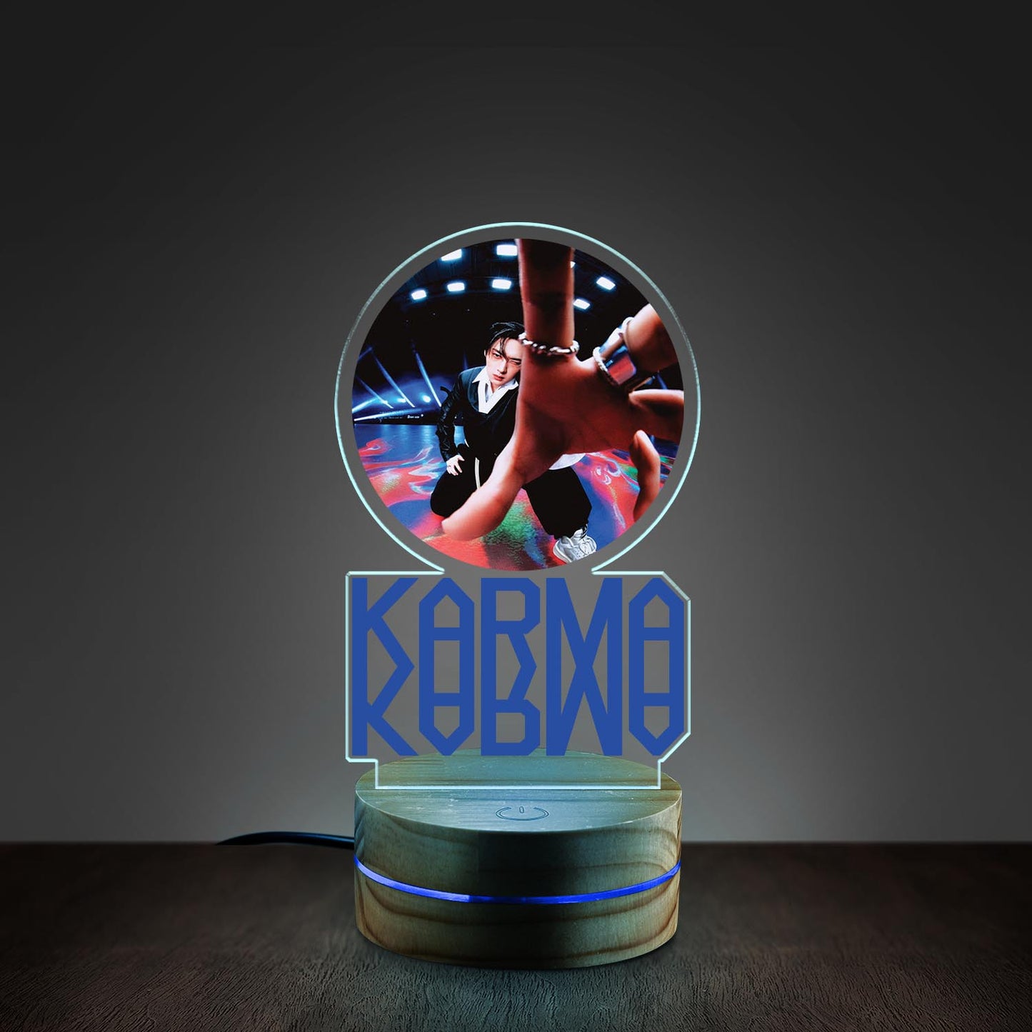 WAVESTEEᵀᴹ Karma Acrylic LED Lamp – 16 RGB Colors Version 1