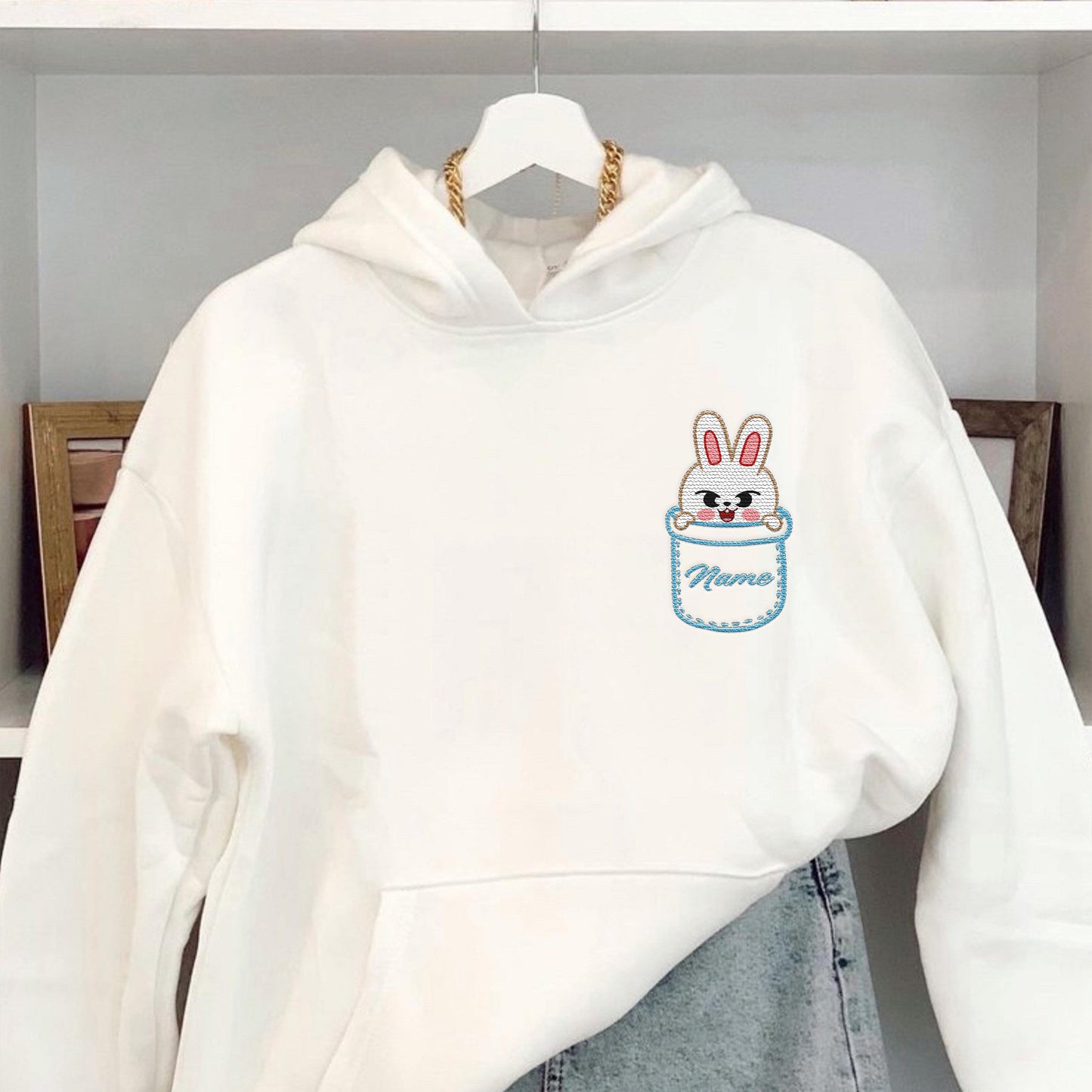WAVESTEEᵀᴹ Personalized Lee Know Pocket Embroidery Tee